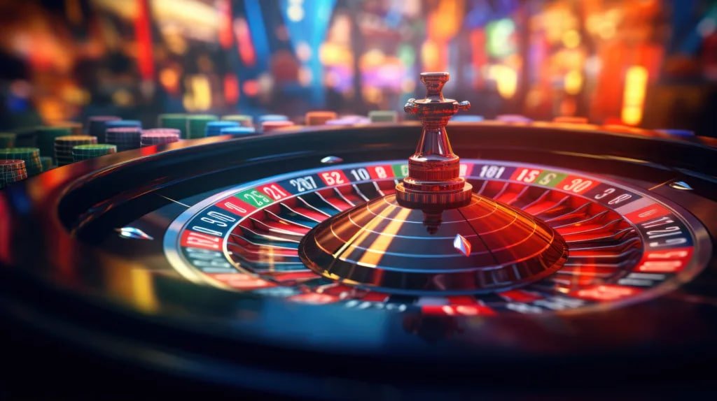 Colourful slot game reels spinning on a mobile device screen